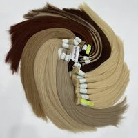 Vierge Real100 % Extension de cheveux humains en vrac noir 613 cheveux blonds en vrac 12a tissage pour tressage non transformés sans trame cheveux raides 4