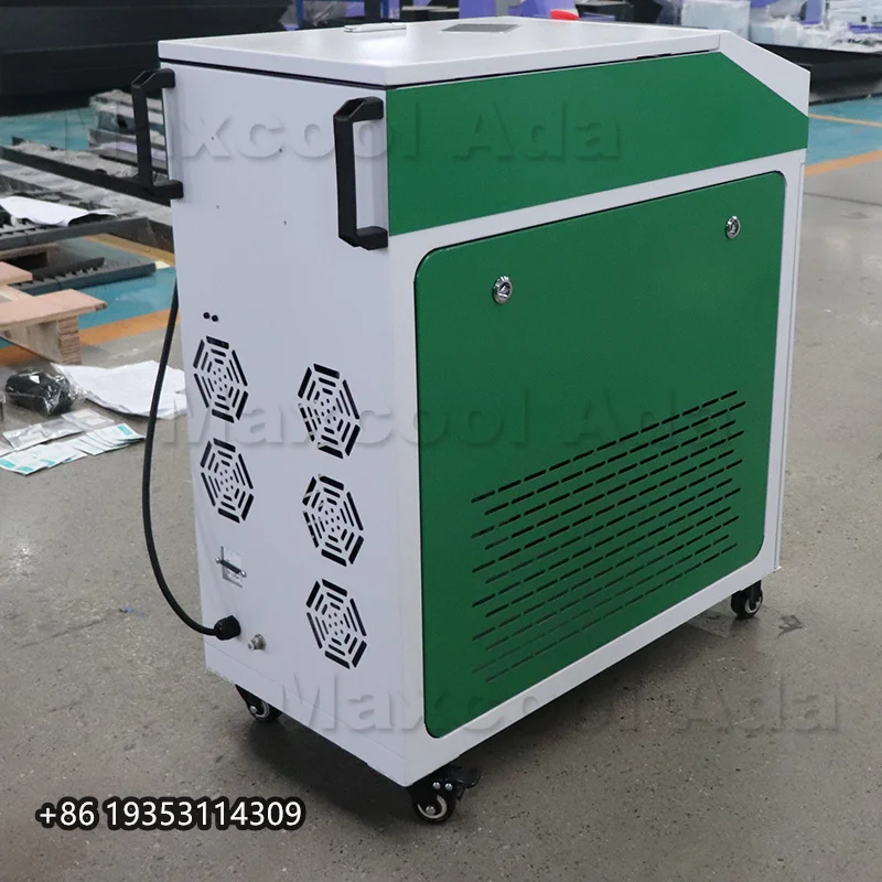 200W Pulsed Laser Cleaning Machine For Wood/Metal Rust/Oil/Paint Removal No Damage Base Material