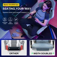 GTPLAYER Gaming Chair with Pocket Spring Cushion, Linkage Armrests & Footrest, Ergonomic Office Chair with Lumbar Support - Image 4