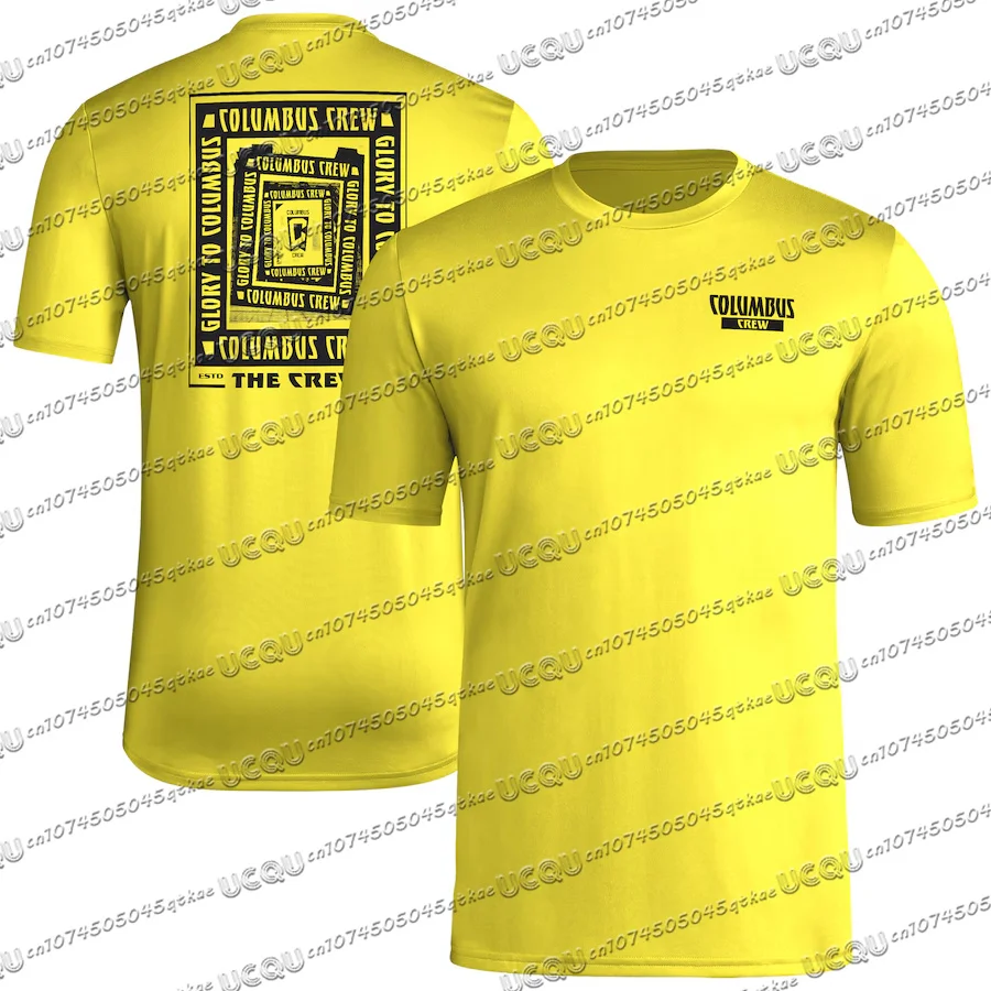 The Kit Replica Player Jersey Darlington Nagbe Columbus Crew Amazing Goal T-Shirt Men's Short Sleeved Cotton Sports Tops