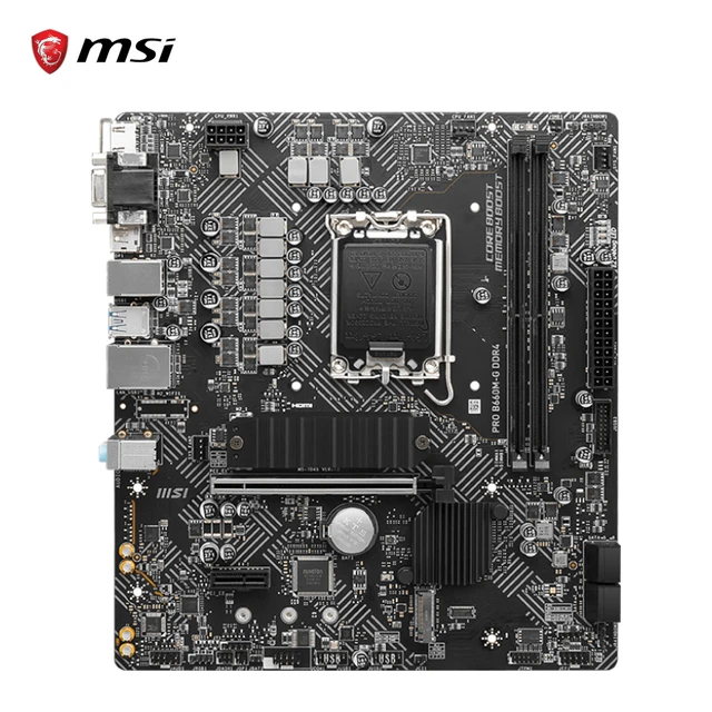 MSI B550M PRO Carte mere micro-ATX Socket AM4 - DDR4 - VGA - HDMI