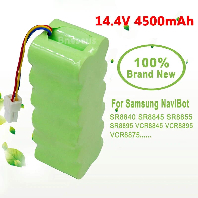 

Аккумуляторная батарея 14,4 В 4500 мАч для робота-пылесоса Samsung NaviBot SR8840 SR8845 SR8855 SR8895