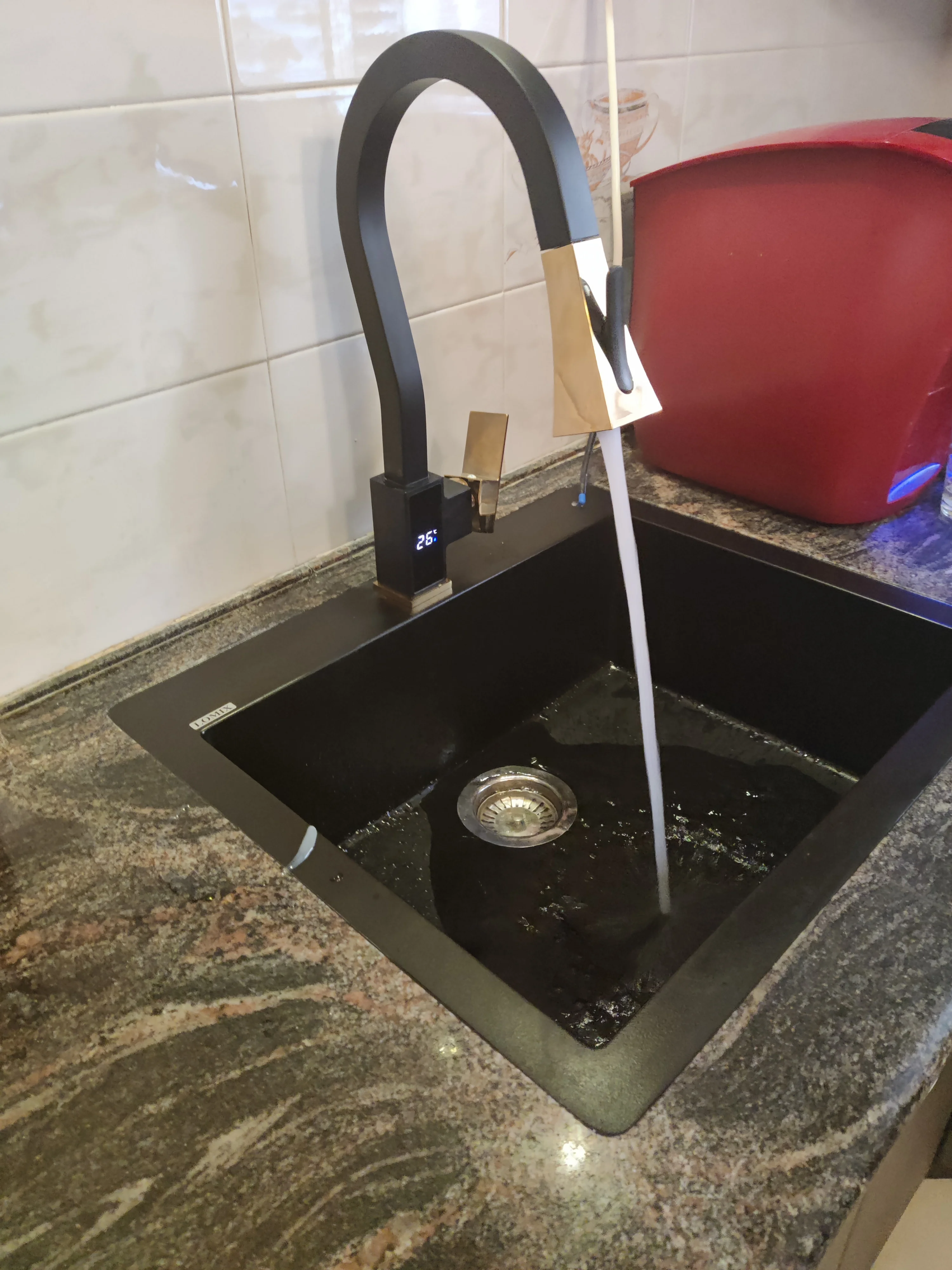 Robinet Mitigeur Cuisine avec Douchette Design photo review