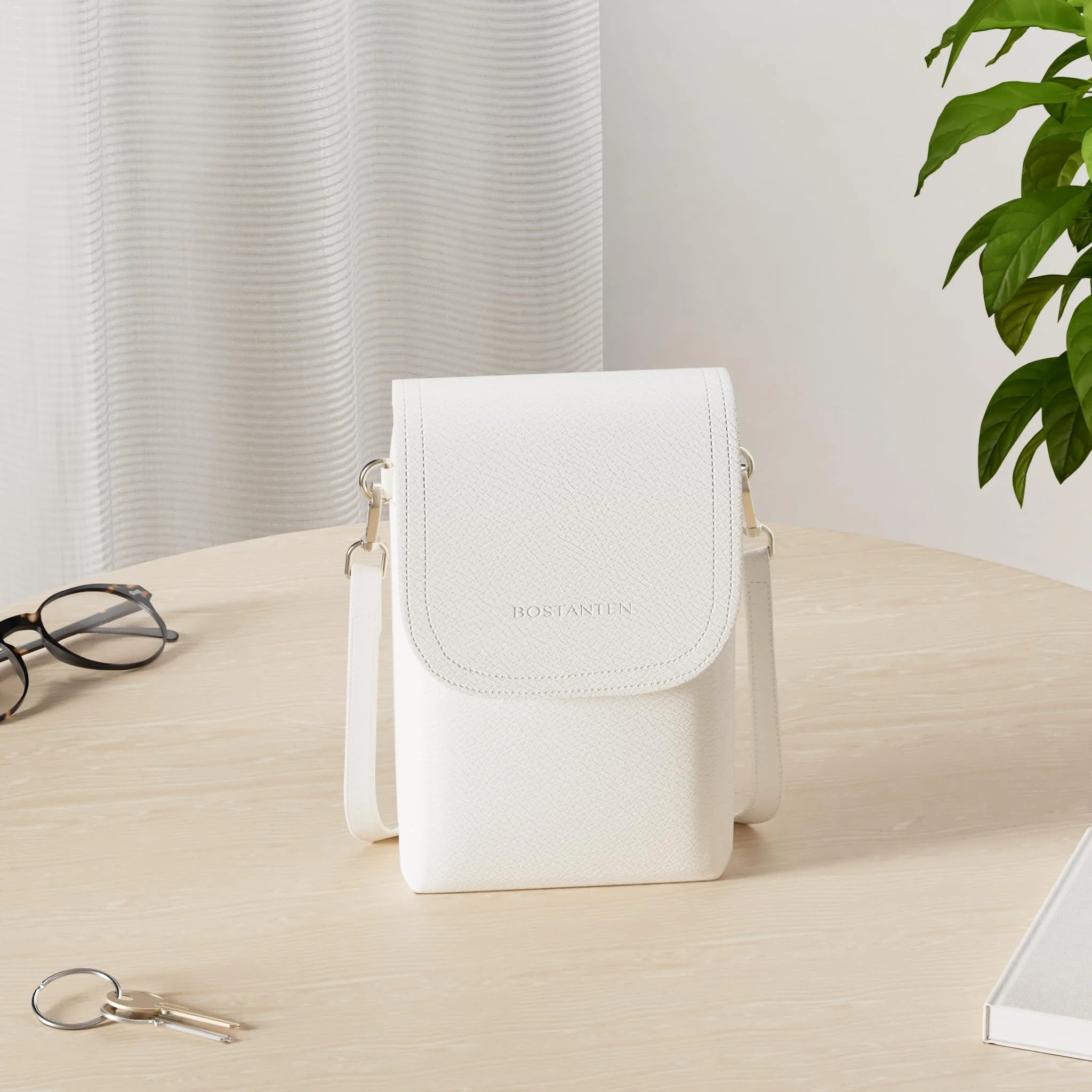 BOSTANTEN Vegan Leather Small Crossbody Bags for Women