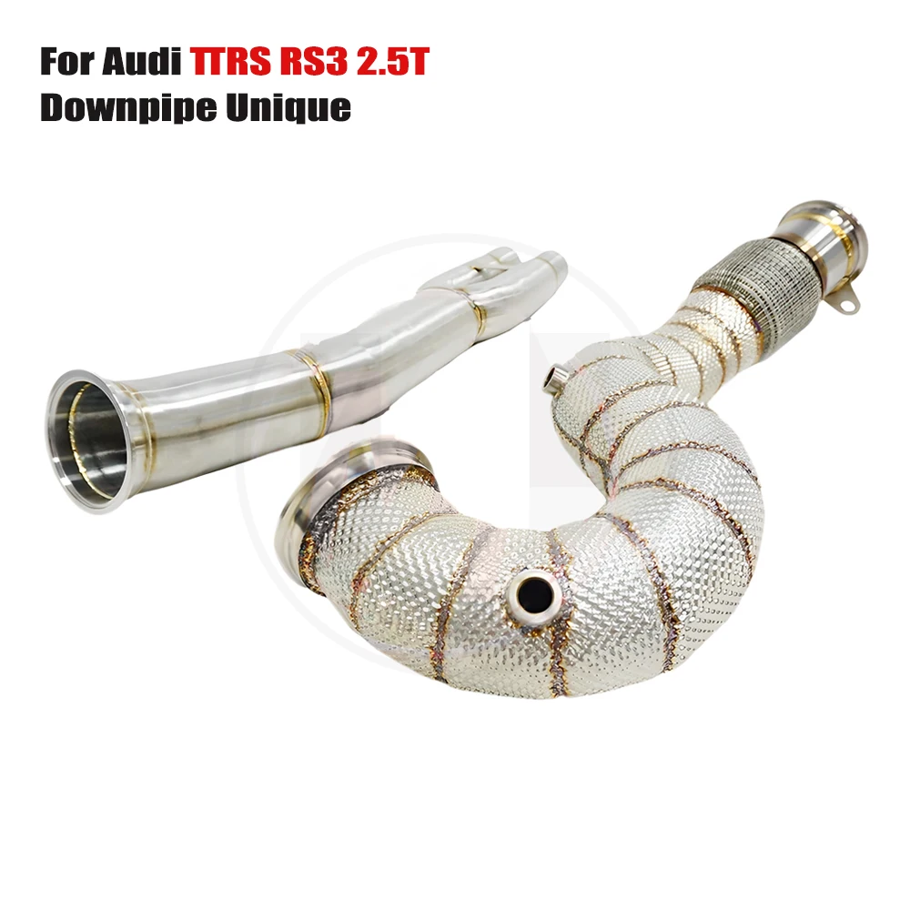 

UNIQUE For Audi TT RS TTRS RS3 2.5T With insulator downpipe With cat/without cat exhaust pipe