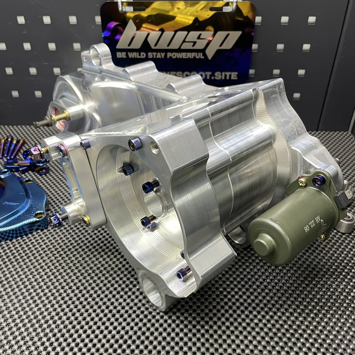 Dio cnc 132cc Billet Engine Case 