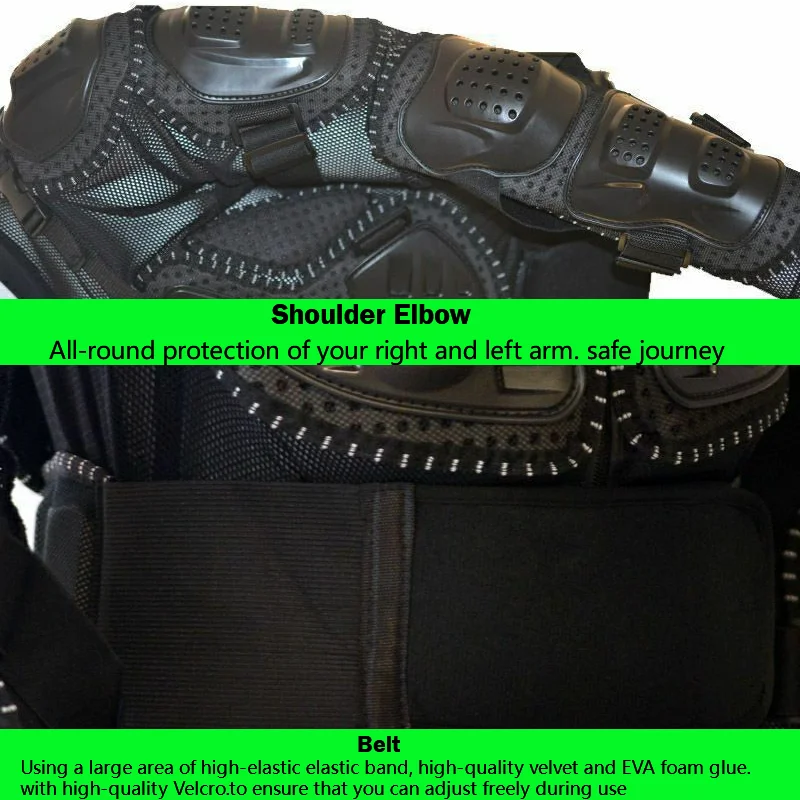 Motorcycle Full Body Riding Armor Dirt Bike Protective Gear Motocross Protector Motorcycle Full Body Armor Protective Jacket