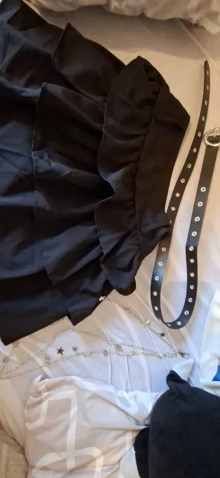 Obsidian Star-Chain Mini Skirt photo review