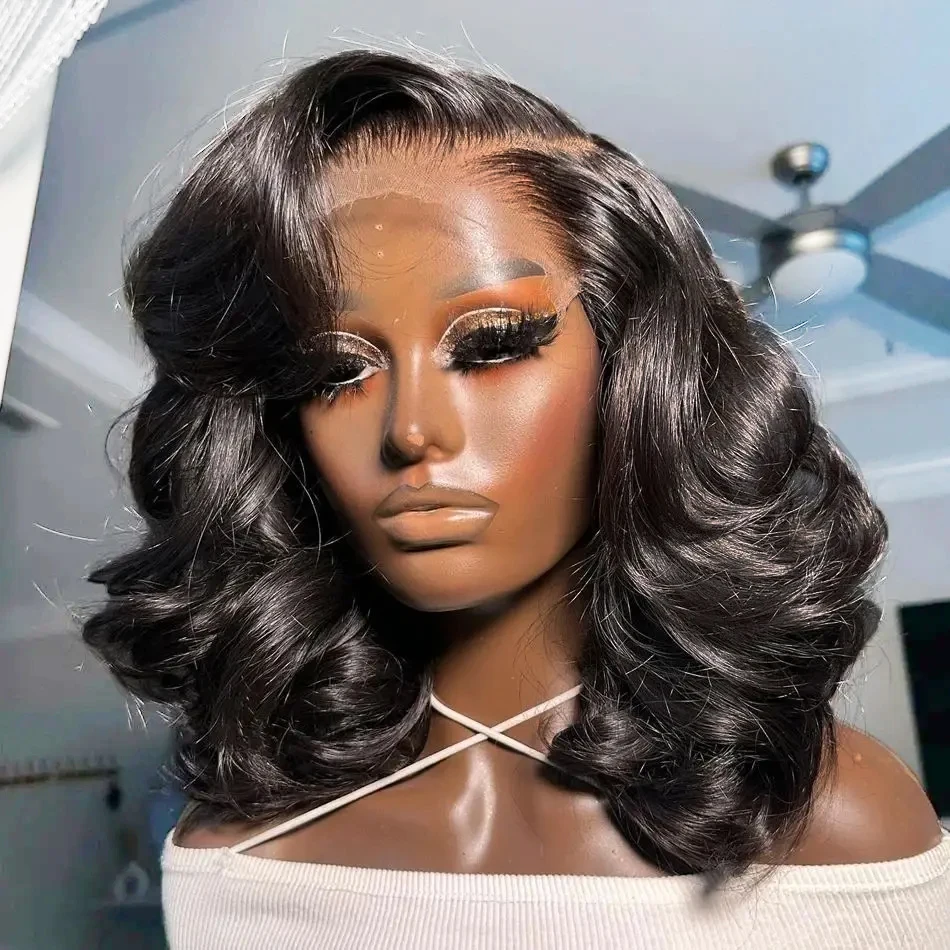 Lace Front Wigs Short Bob Body Wave 13x4 13x6 5x5 Closure Brazilian Remy Human Hair