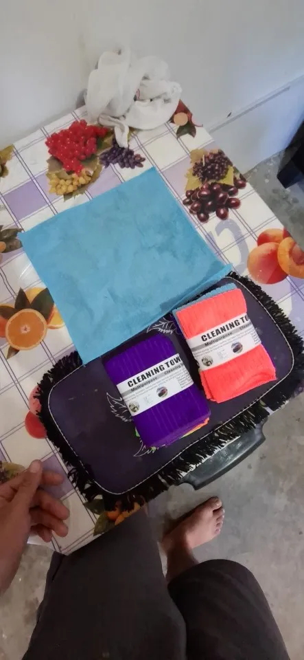 Pano Microfibra Automotiva Flanela Anti-risco 30x30 (5 Uni) - Neverdie Store photo review