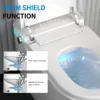 Elongated Smart Toilet with Bidet Built in, with Heated Seat，AUTO Open/Close Lid, Bidet Toilet Seat with AUTO Flush,Air Dry 2