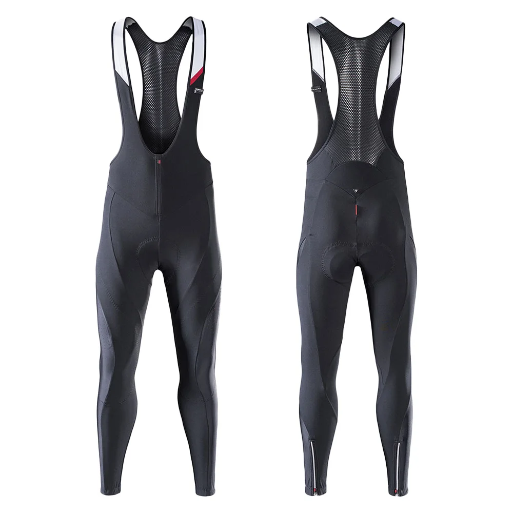 RION Cycling Bib Pants Men Bicycle Clothing MTB Tights Elastic Interface Bike Wear Thermal Fleece Motorcycle Pants Long Distance