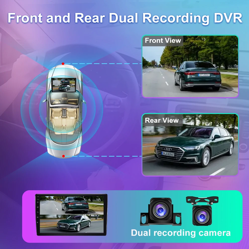 Lecteur vidéo navigation GPS voiture, multimédia de Écrans tableau de bord  intégrés automatique liens en miroir Bluetooth Android, écran tactile de 9  pouces, pour Kia Morning picanto 2007-2011 : : High-Tech