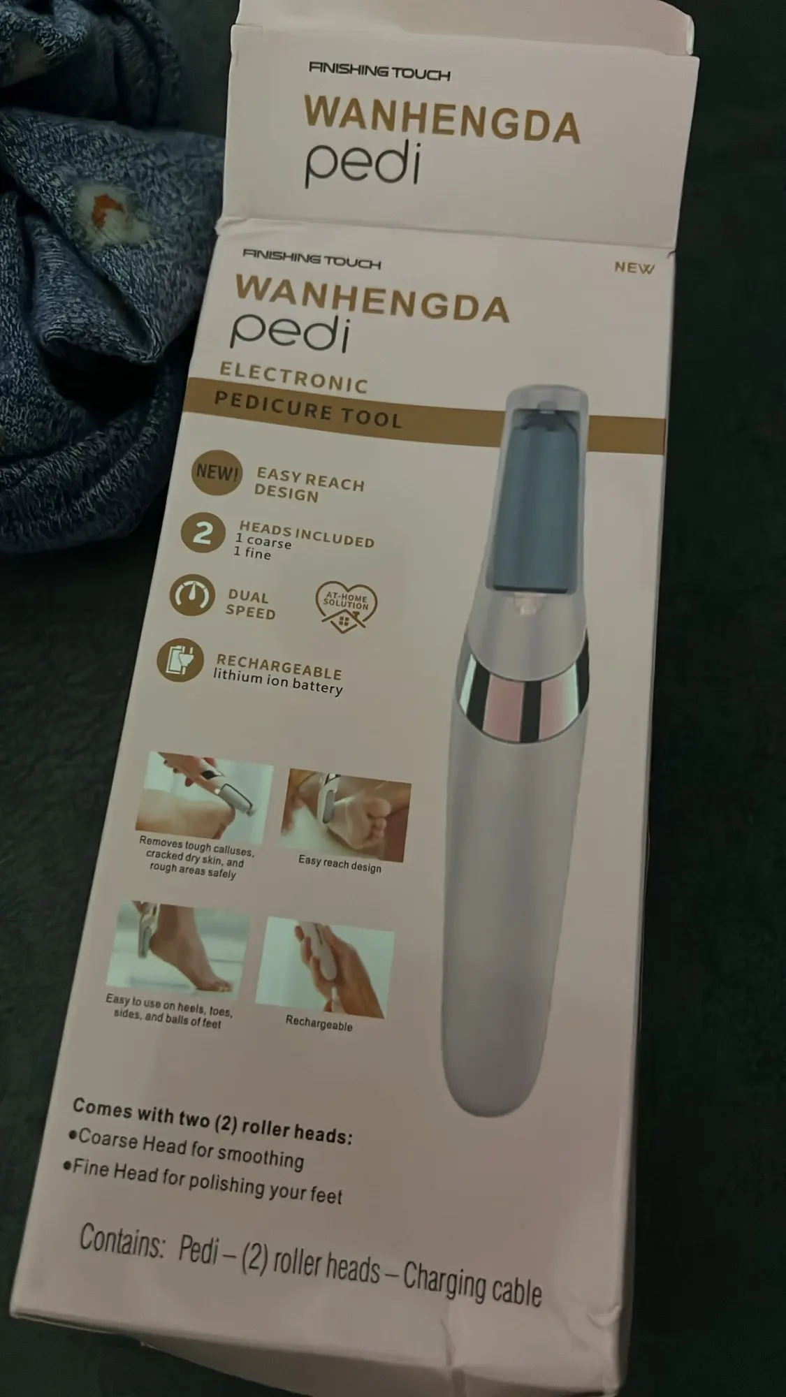 Electric Foot Pedicure Foot File Grinder photo review