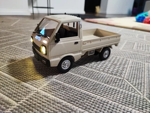 WPL D12 1:10 / 1:16 RC CAR Simulation Drift Climbing Truck LED Light Haul Cargo Remote Control Electric Toys For Children photo review