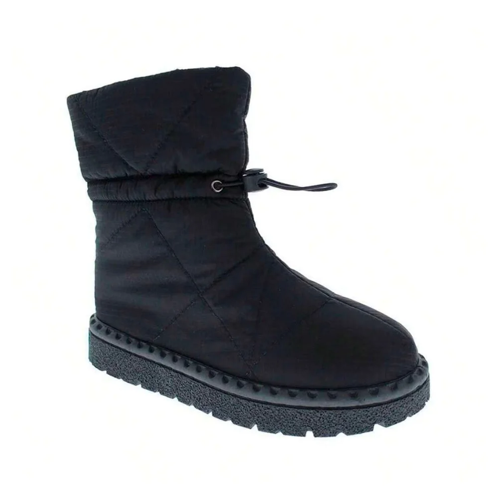 DENALI ICP-Botte d'hiver pour femmes, botte longue d'hiver décontractée avec sourire