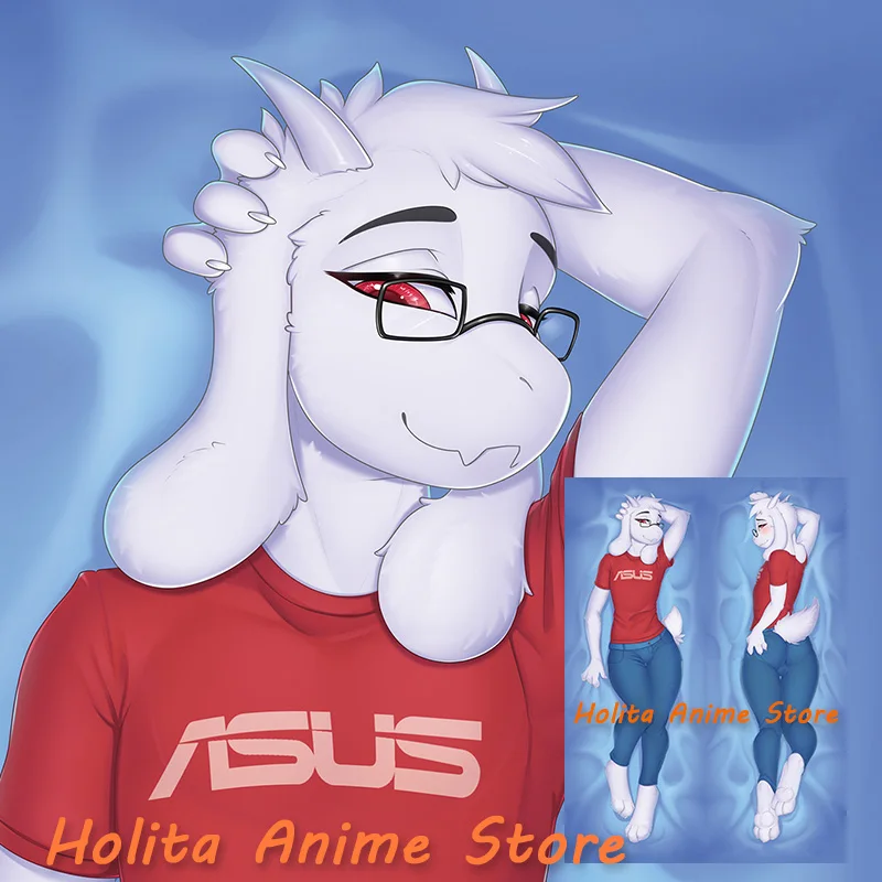 

Двусторонняя наволочка Dakimakura Dev (Scrangus) из аниме «Коза» с принтом в натуральную величину