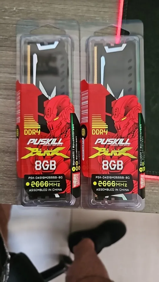 PUSKILL Memória RAM DDR4 16GB 8GB 1.2V 3200MHz 2666MHz Desktop Computer UDIMM Cooling Vest Memory Memoria photo review