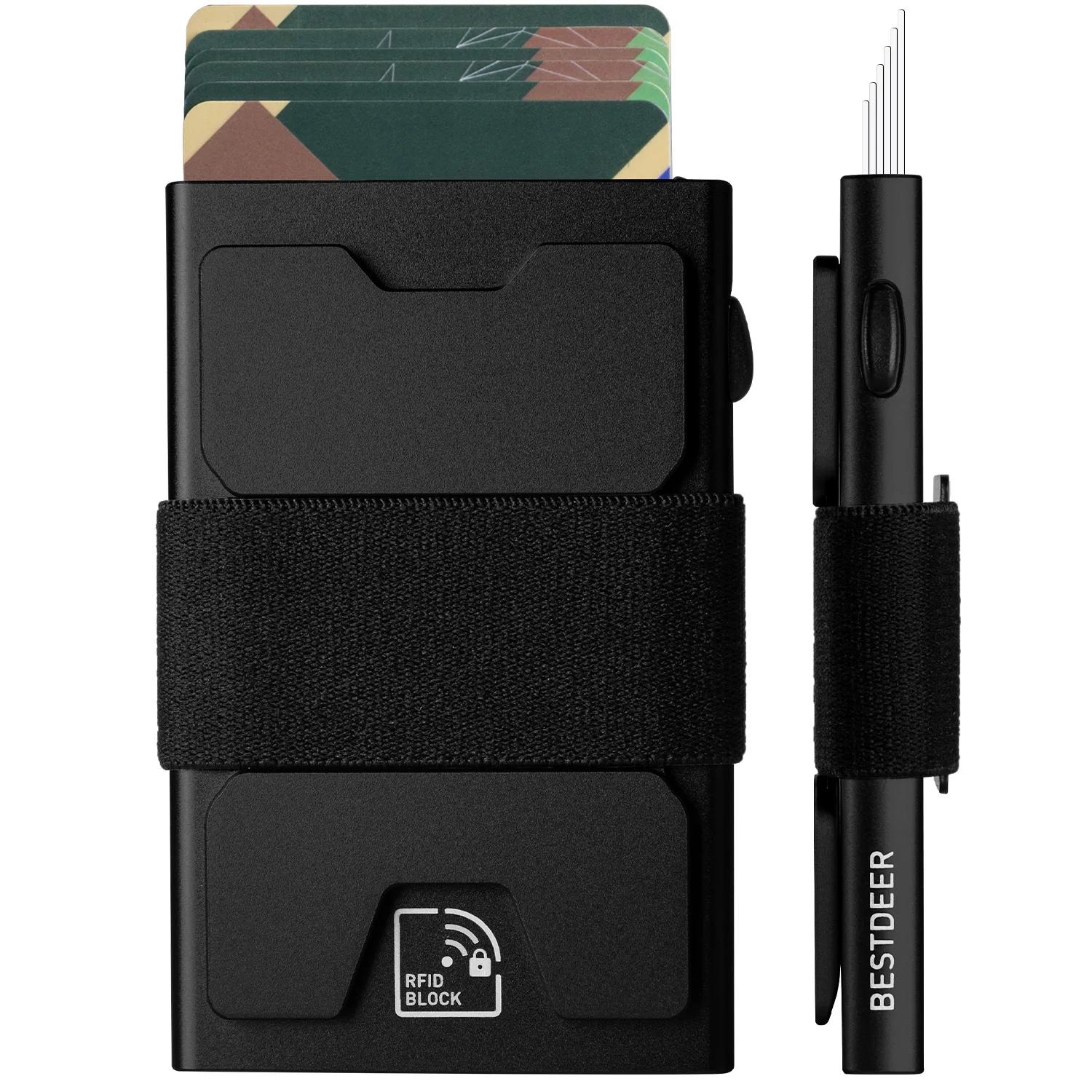5721-16c2dc.jpg IWANTIT Slim Pop-Up Wallet – Minimalist RFID Blocking Card Holder - Image 1