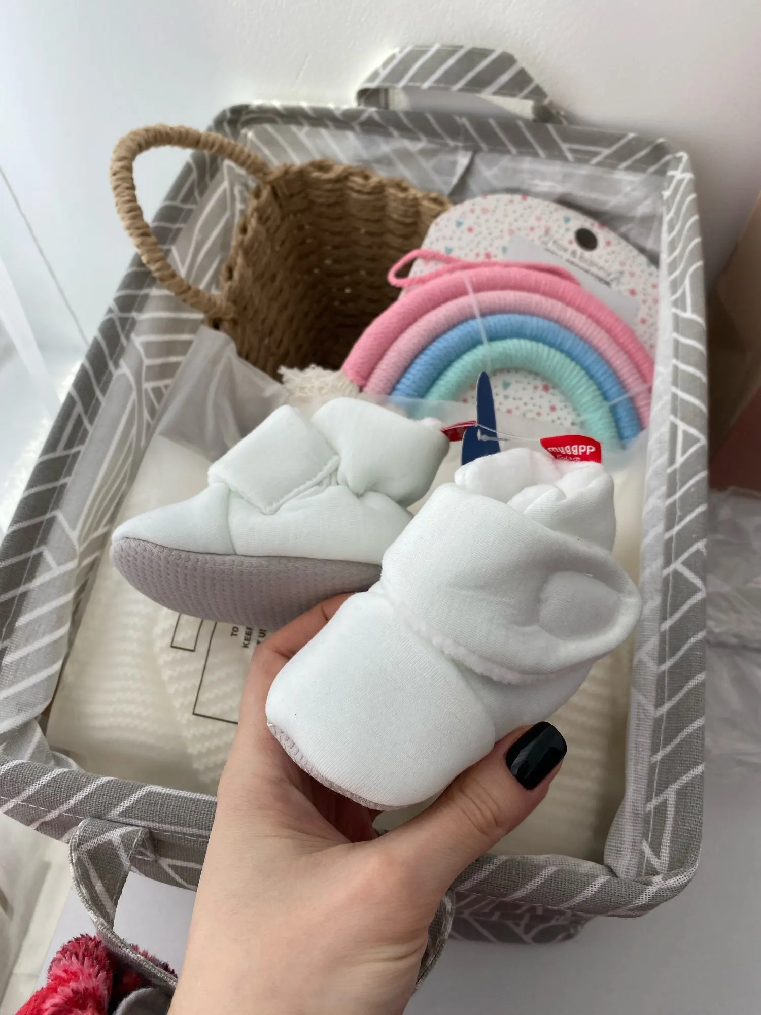 Newborn Baby Socks Shoes Boy Girl Star Toddler First Walkers Booties Cotton Comfort Soft Anti-slip Warm Infant Crib Shoes photo review