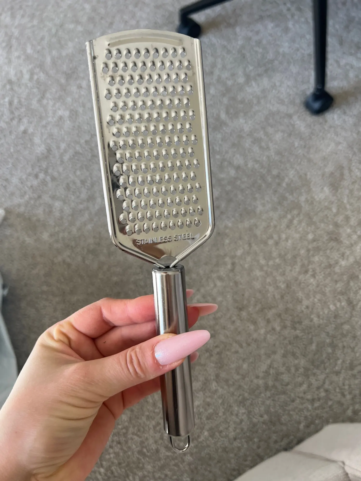 Stainless Steel Handheld Cheese Grater Multi-PurposeKitchen Food Graters for Chocolate Butter Fruit Vegetable Kitchen Items photo review