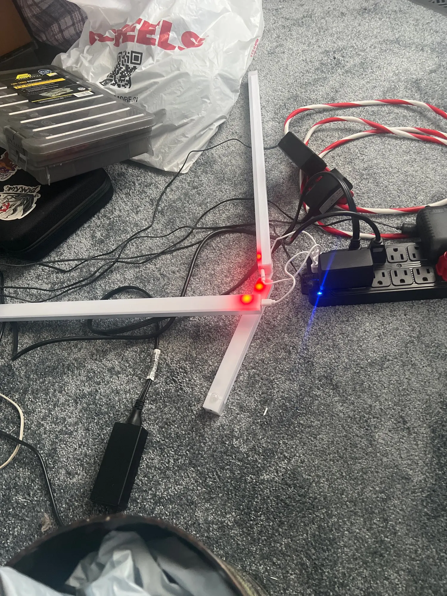 LED Motion Sensor Bar Light Rechargeable Induction Night Light Portable Cordless Magnetic Cabinet Lamp photo review