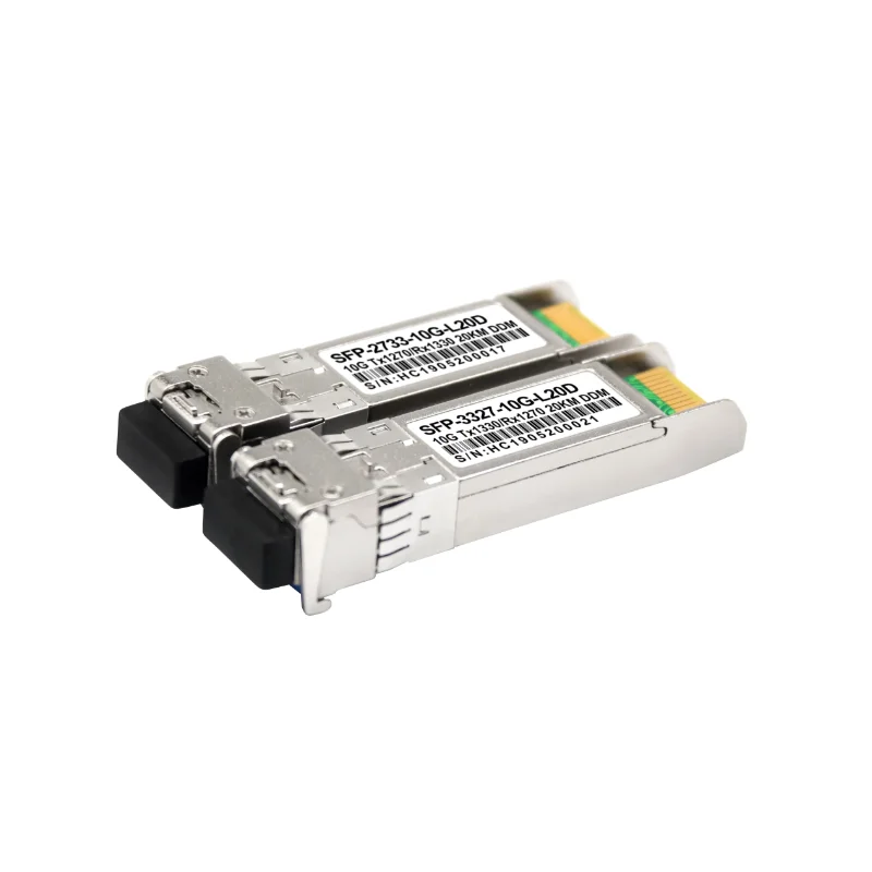 

Fiberso with Cisco Huawei compatible SFP+ 10G Module BIDI 20km TX1330nm Rx1270nm SM Fiber Optical Transceiver