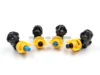 Nozzle for dairy farms 180°/360° nozzle cooling system cleaning 1/4" PP drip-proof quick connection livestock farm spray 1