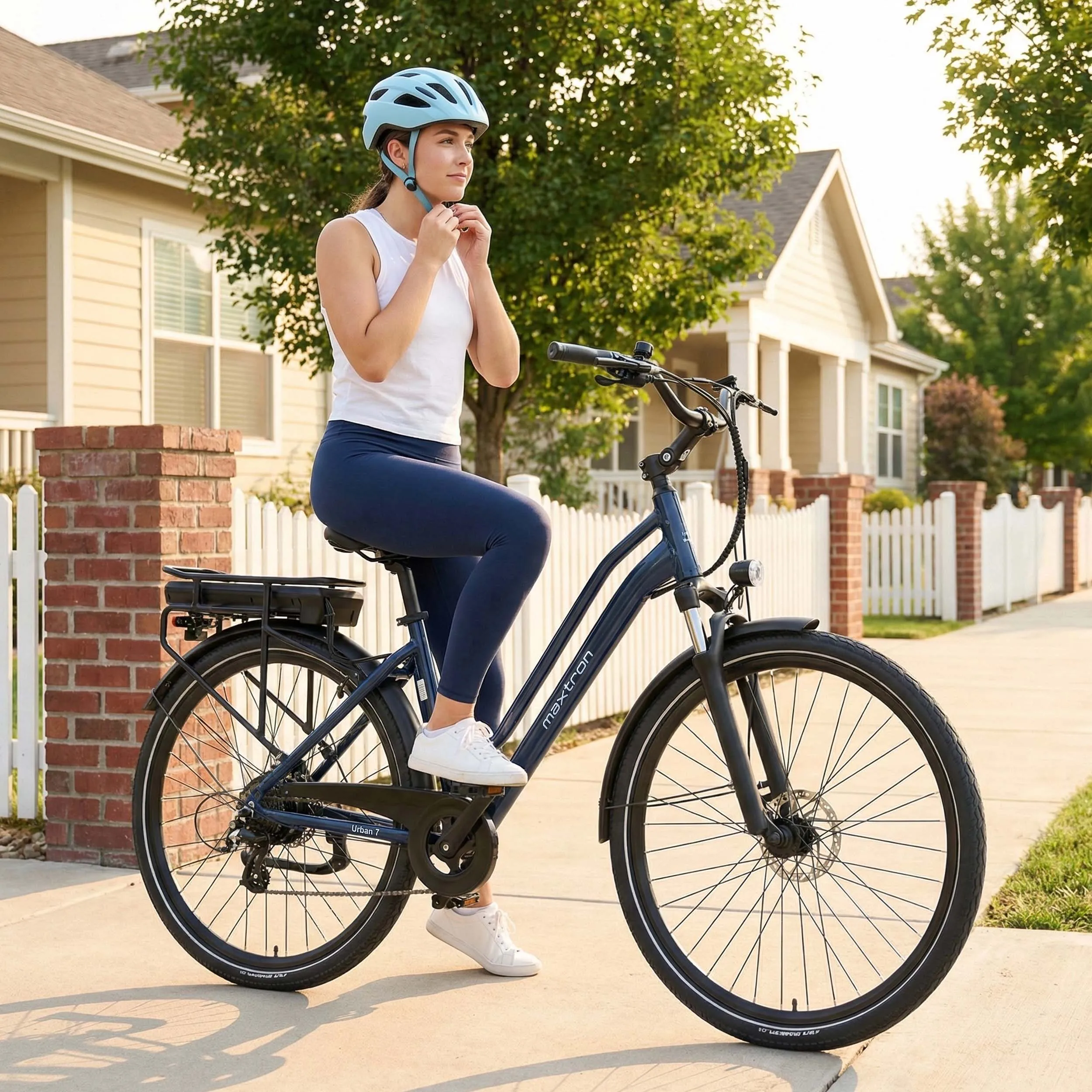 Sinaopus City E-Bike für Damen & Herren 36V 12,8AH Pedelec Unisex 700C Fahrrad 70 km Urban Erwachsenen-Elektrofahrrad – Detail 11