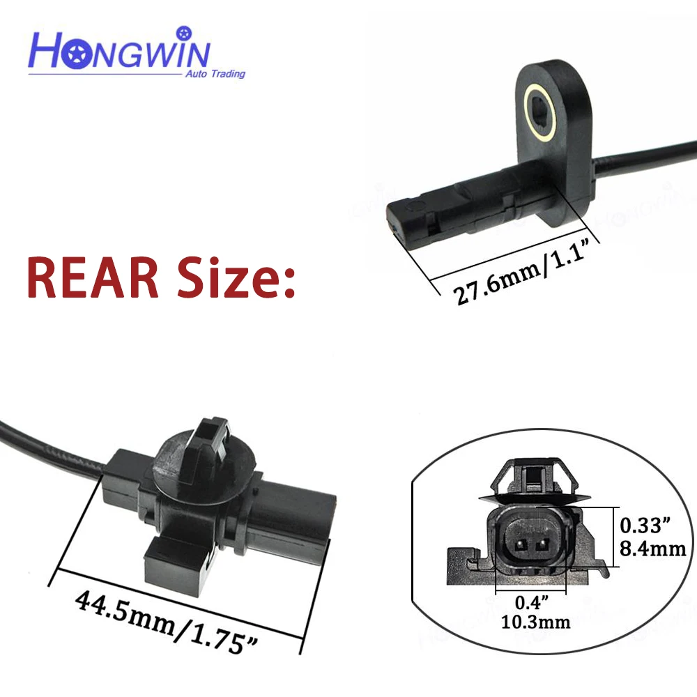 OEM#: 57450-SMG-E01 57475-SMG-E01 57470-SMG-E01 Fits 2006 -2012 Honda Civic VIII ABS Wheel Speed Sensor Front Rear Left Right