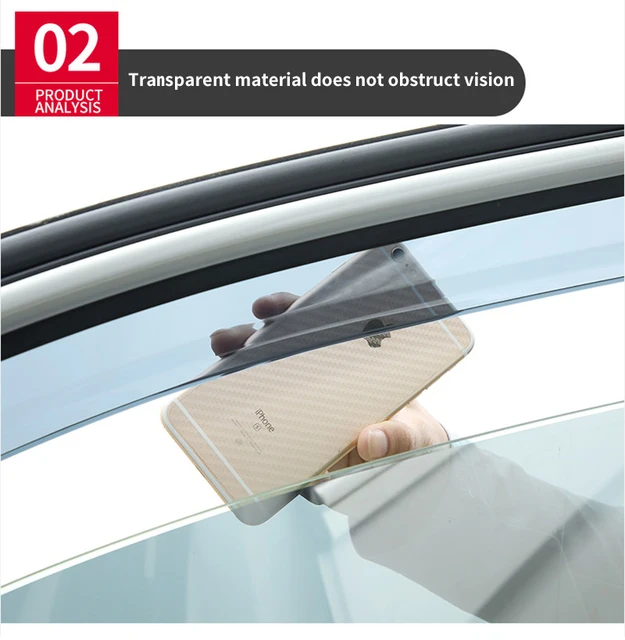 Auto Seiten fenster Deflektoren für Audi Q3 Sportback 2015 2016 2017 2018  8u Autozubehör Windschutz scheibe Regen Augenbrauen schutz Sonnenblende -  AliExpress