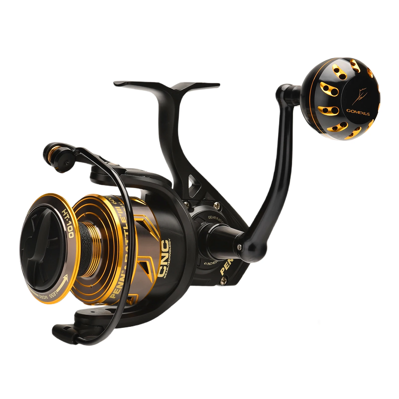 Gomexus Penn Handle Spinfisher Battle Slammer Fierce Conflict Pursuit 65-98mm Spinnrolle – Detail 4
