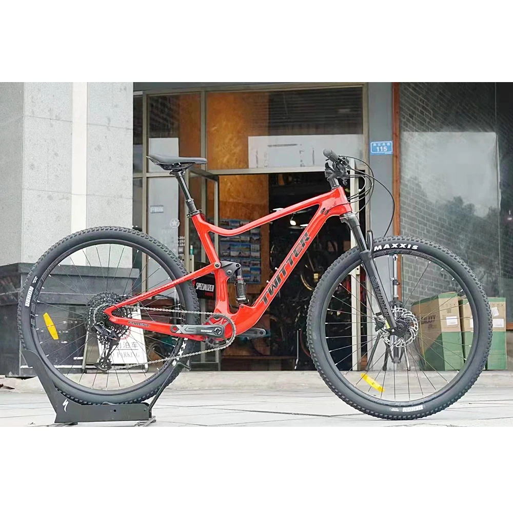 Spedizione Gratuita In Carbonio Full Suspension Mountain Bike Sx 12 Velocità Mtb Doppia Sospensione 27.5 29 Pollici Bicicletta Da Uomo Per Adulti