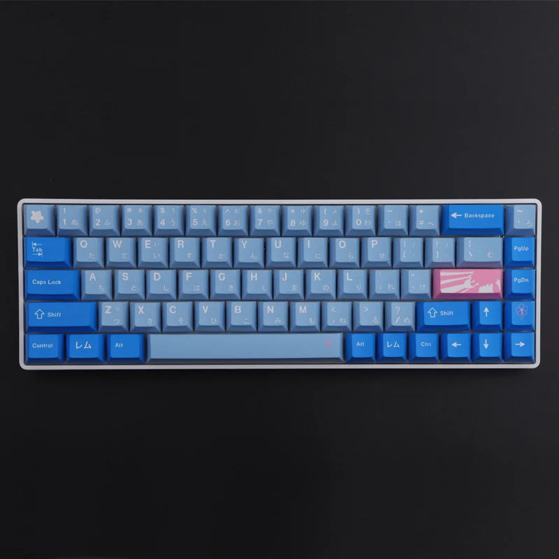 pbt tintura sublimação teclado mecânico para mx switch com 1.25u 2u shift