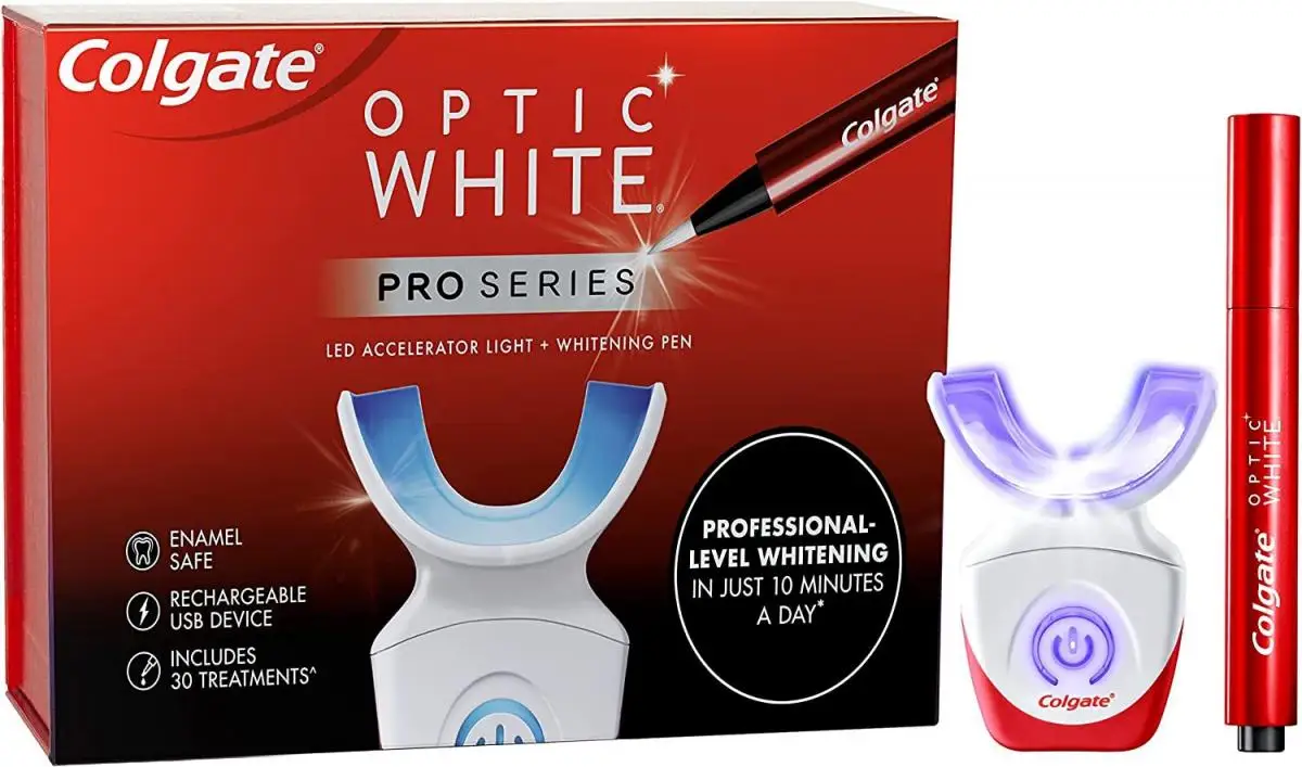 

Набор для отбеливания зубов Colgate-OPTICAL White Pro светильник