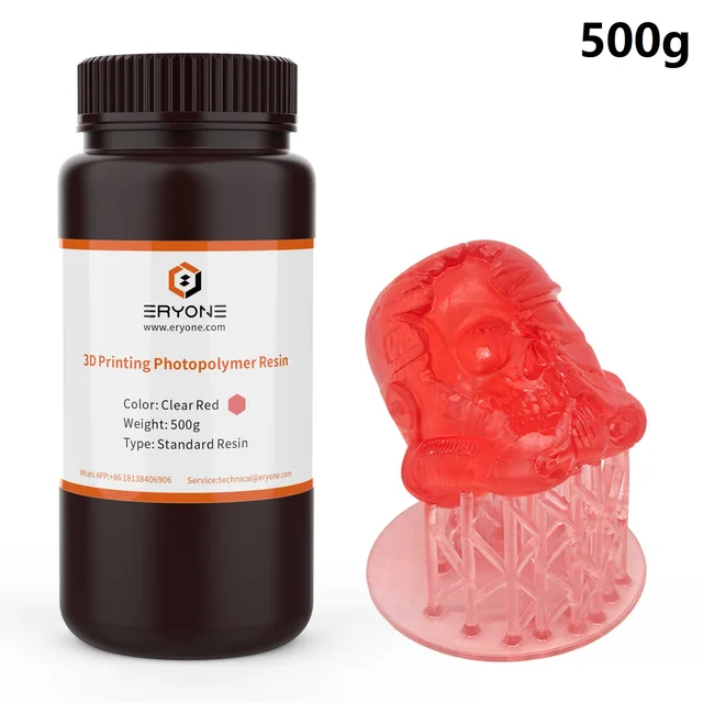 ERYONE Clearance Promotion TPU PLA PLA+ Silk Rainbow Ultra Silk 3D Printing Filament 1KG/0.5KG For FDM 3D Printer Fast Shipping Resin Clear Red