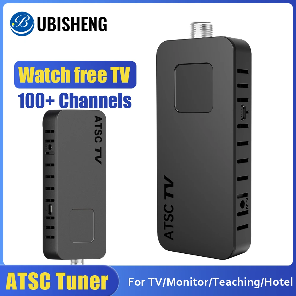 Digital TV Converter Box UBISHENG ATSC Digital Converter Box with Korea OSD Free Digital Channel Tuner USB PVR Recorder For Korea USA Canada Mexico