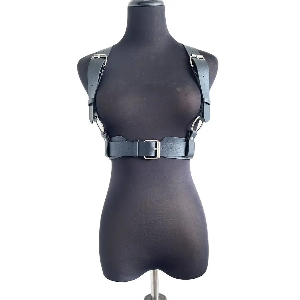 Bdsm Lingerie Leather Chest Belt Erotic Stockings Body Harness Sexy Accessories Woman Bondage Suspenders Gothic Sword Belt