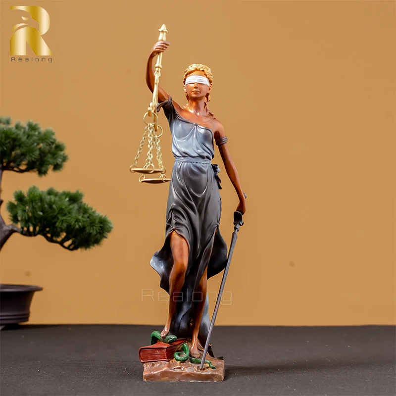 Statua Della Giustizia Della Signora In Bronzo Con Scale Scultura Della Dea Della Giustizia In Bronzo Mitologia Statue In Bronzo Per Regali Artigianal