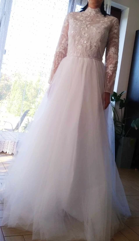 Long sleeve boho wedding dresses photo review