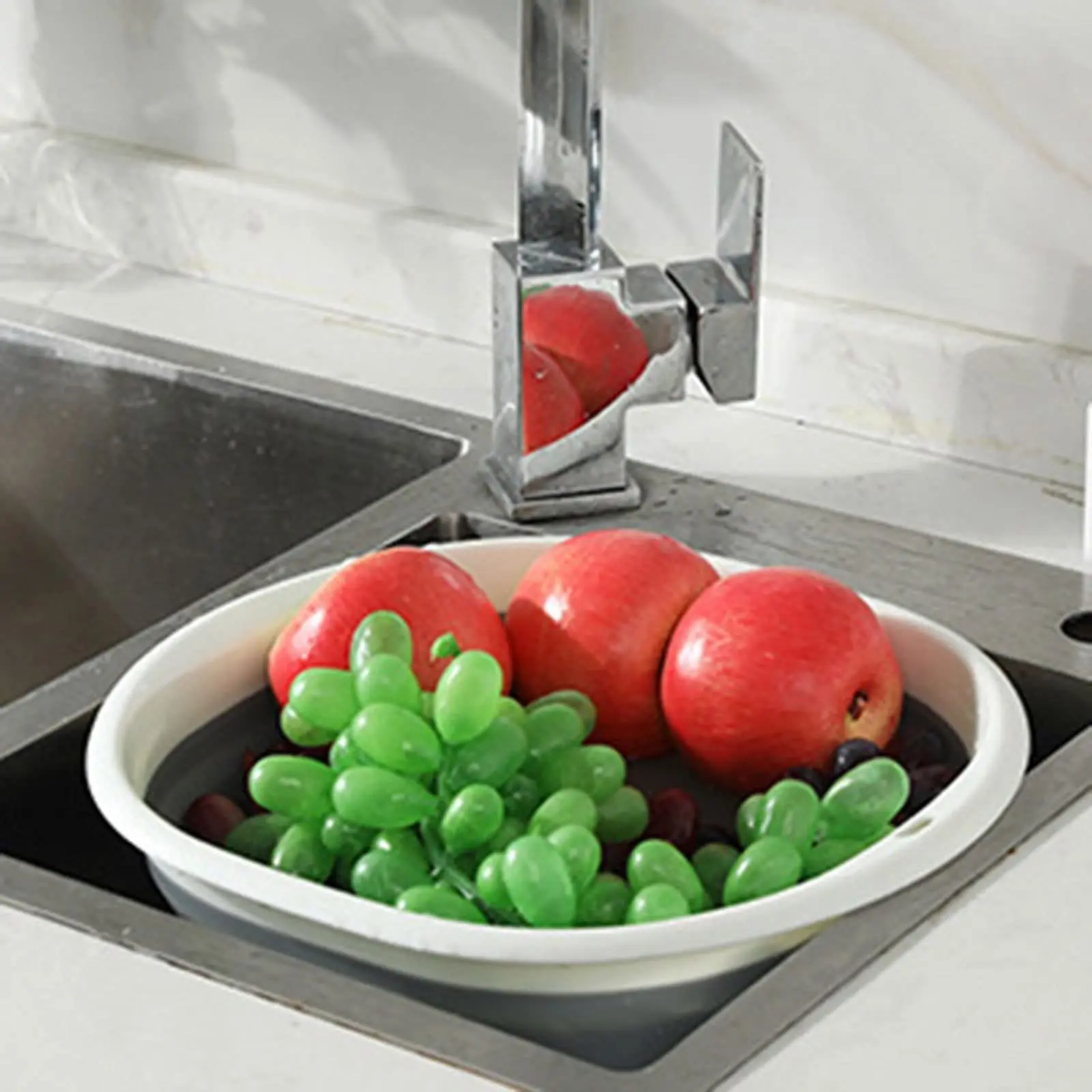 Collapsible Washing Up Bowl Basin Folding Wash Basin Washing Tub with Hanging Hole Ideal for Hiking Travel Picnic Kitchen folding wash basin