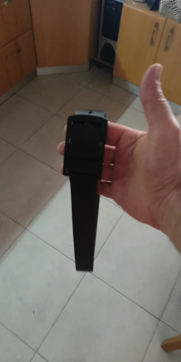 MIDNIGHT SOVEREIGN™ – Black Buckle Genuine Leather Belt photo review