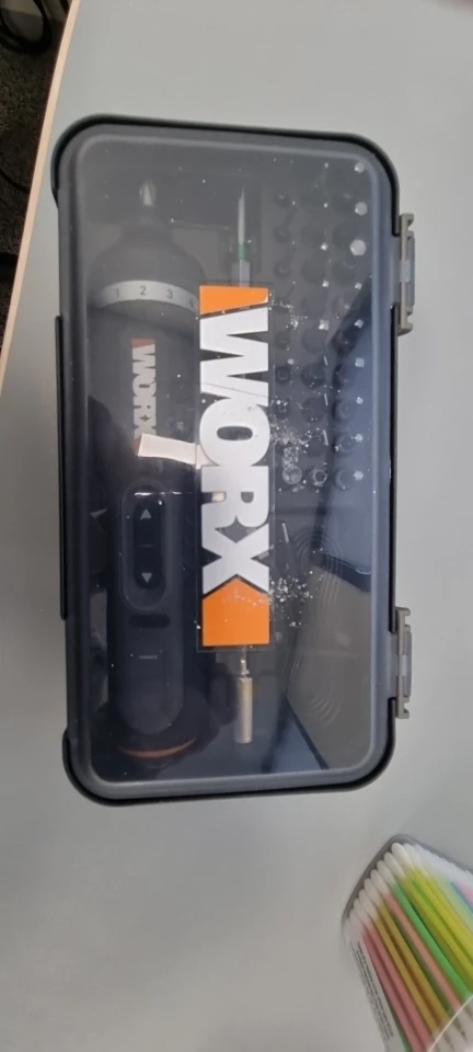 WORX WX242 4V Electrical Screwdriver Set Smart Cordless Electric Screwdrivers USB Rechargeable 30 Bit Set Mini Drill Power Tool photo review