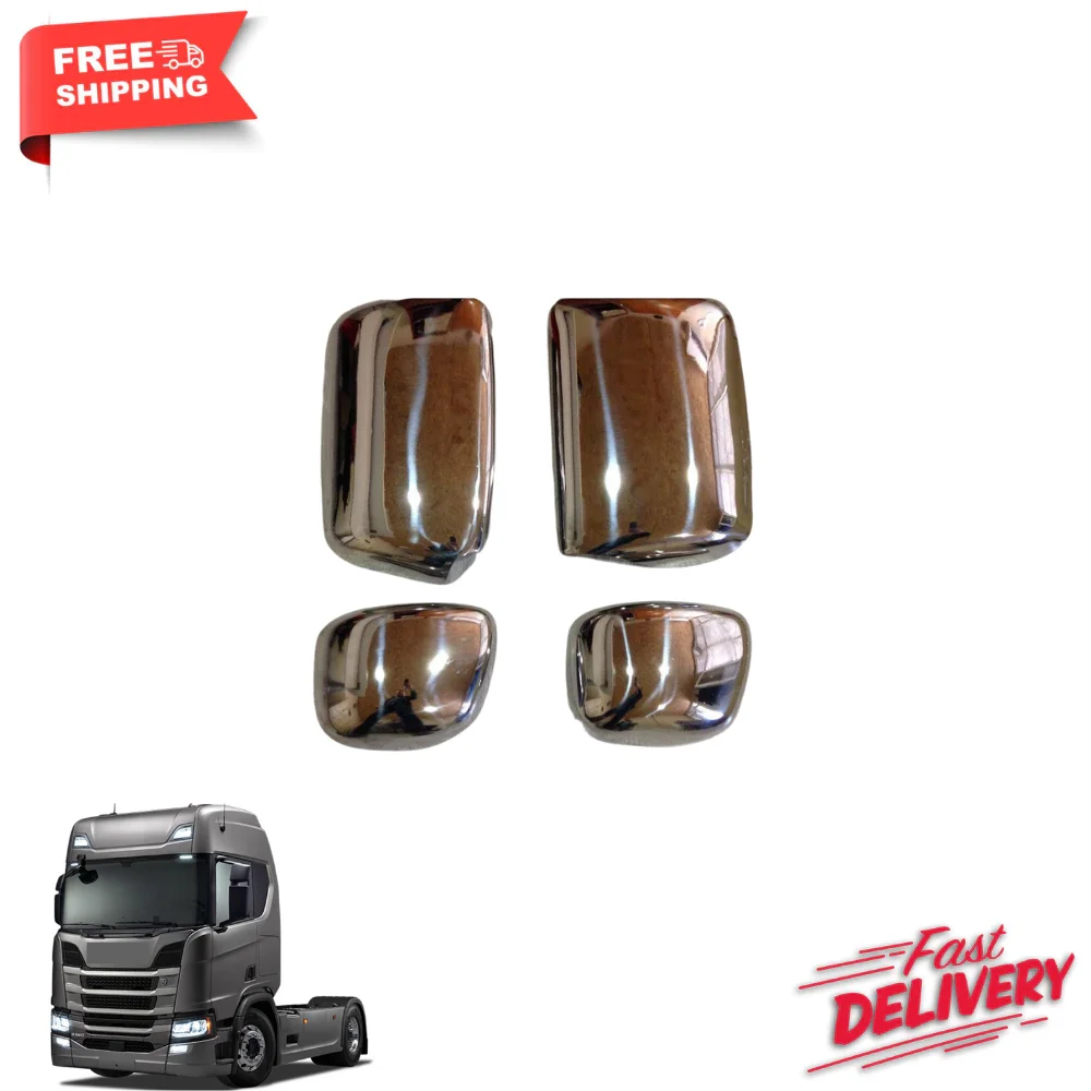 Compatible Mirror Cover Chrome for Scania 1998-2016
