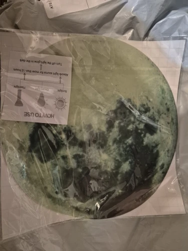 Glow in the Dark Moon and Stars Wall Stickers photo review