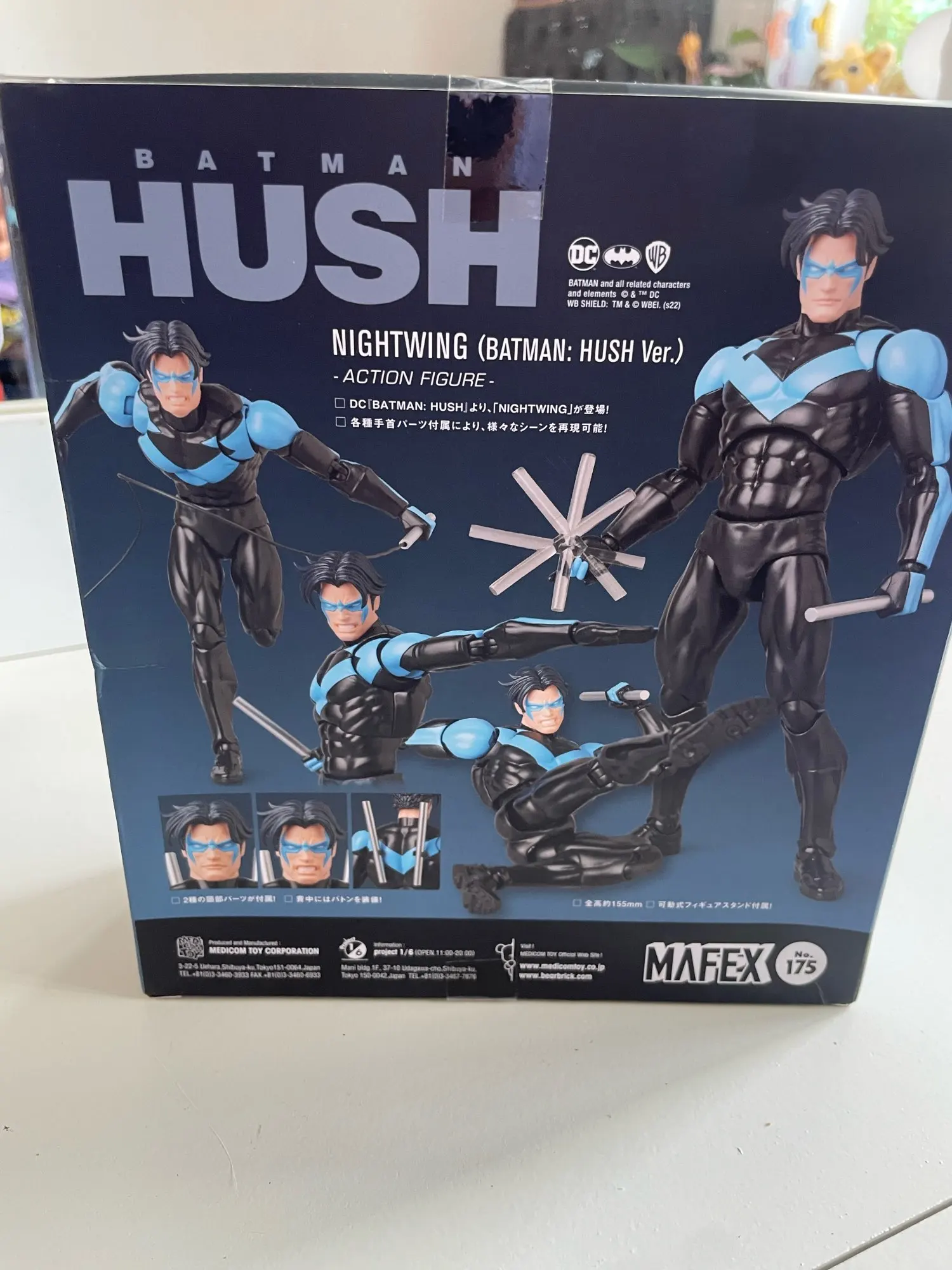 Original Medicom MAFEX 175 NIGHTWING BATMAN HUSH Ver Figuras da