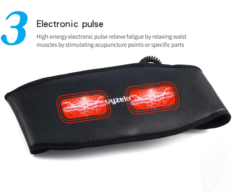 Electronic Muscle Stimulation Electrode Pulse Tens Unit Therapeutic Belt For Lumbar Muscle Strain 6