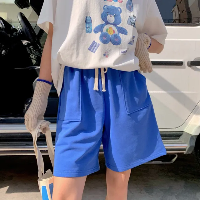 Women's Summer Oversized Shorts Draw 