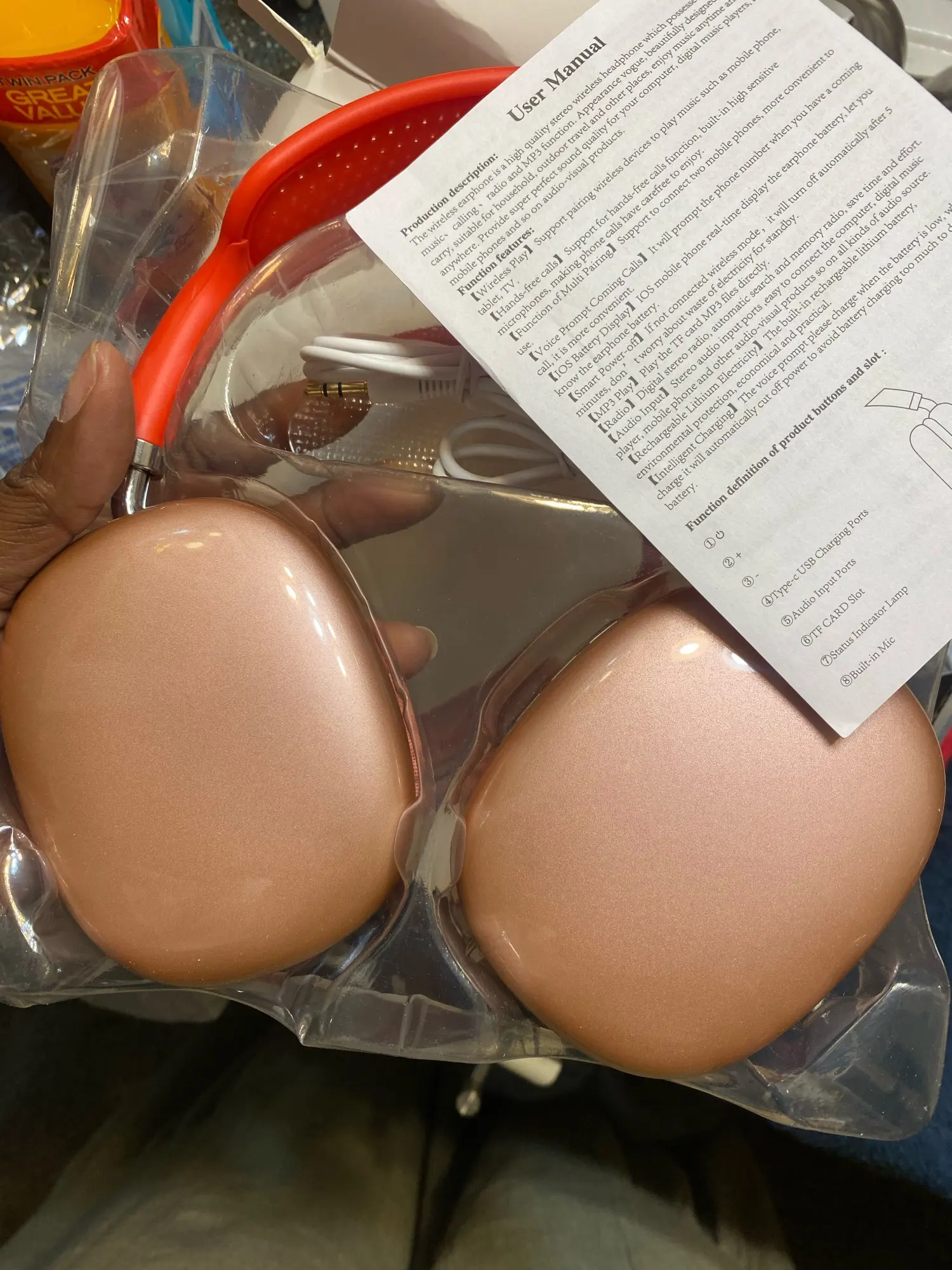 P9 Wireless Bluetooth Headphones With Mic Noise Cancelling