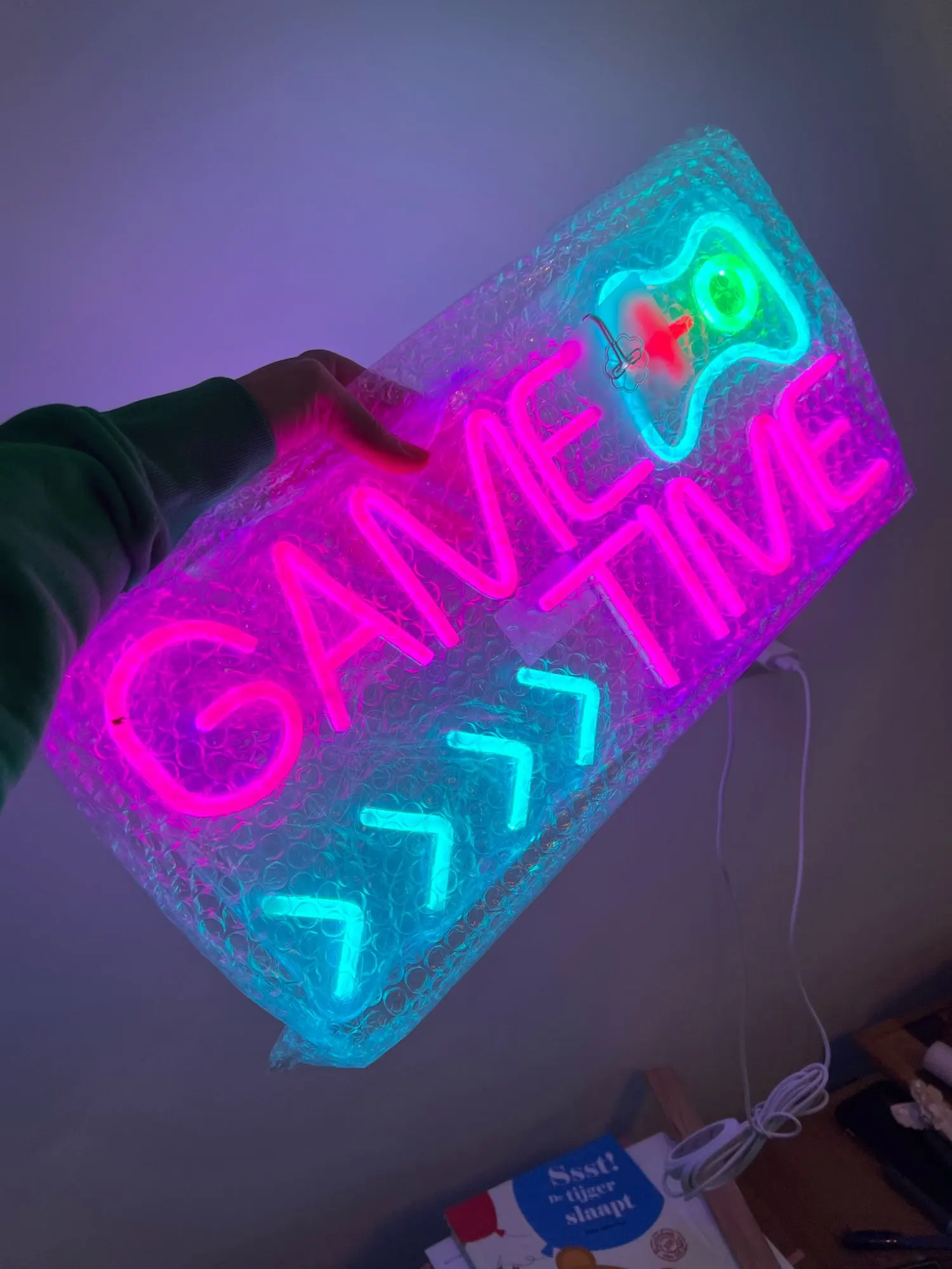 GAME TIME LED Neon Sign, customer photo